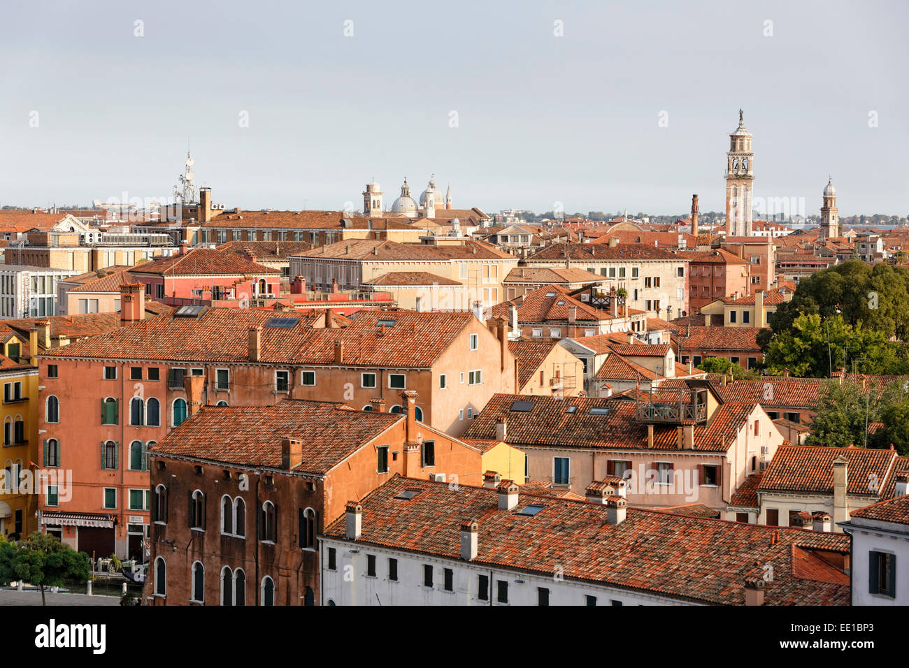 Overlooking the Santa Croce district, Venice, Veneto Region, Italy Stock Photo