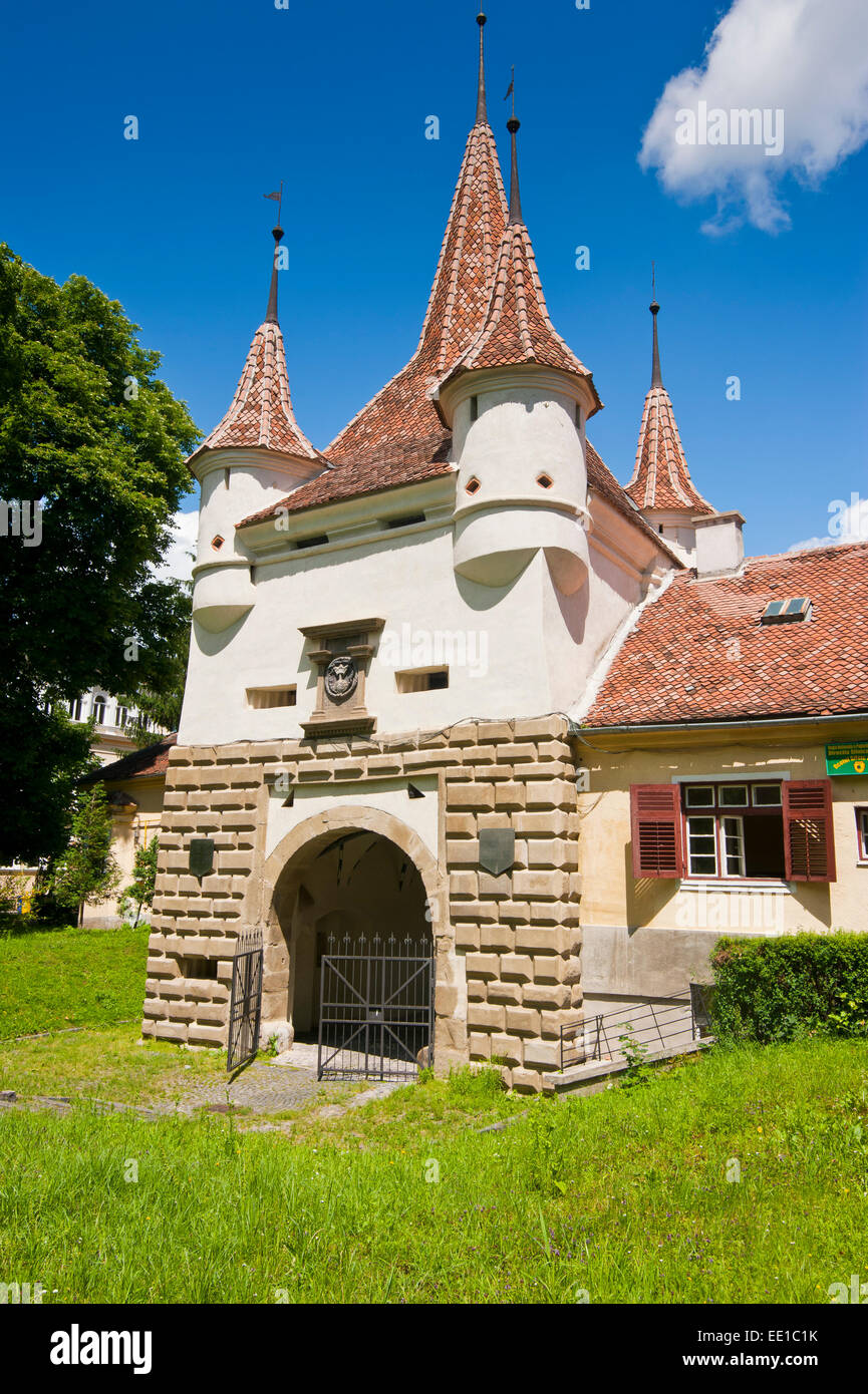 Catherine Gate, Brasov, Transylvania, Romania Stock Photo