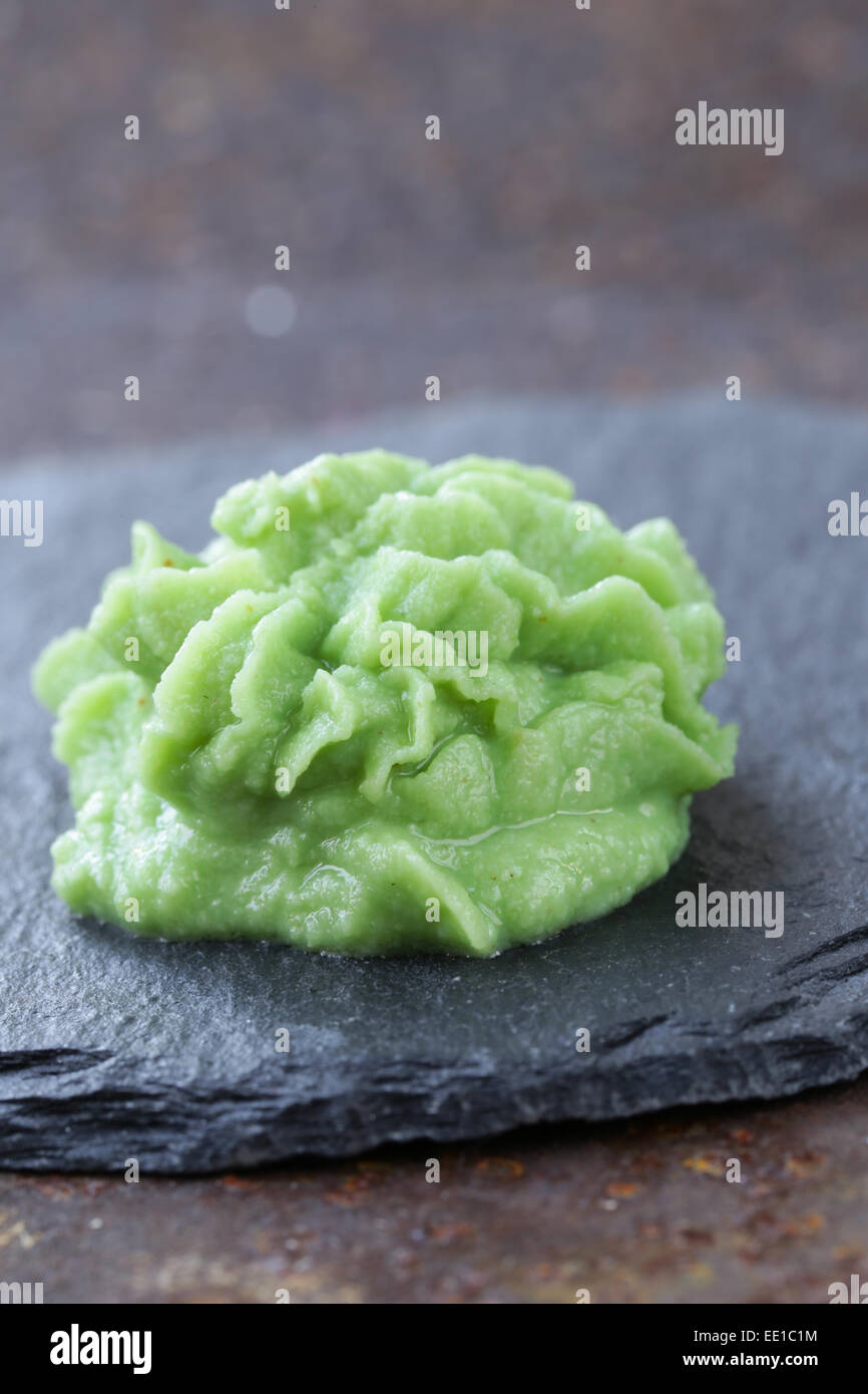 traditional Japanese mustard sauce wasabi for sushi Stock Photo Alamy