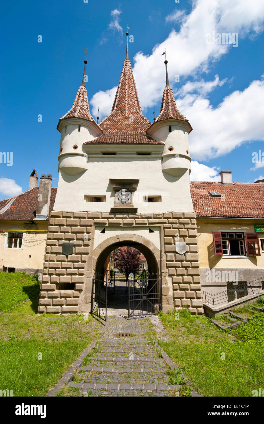 Catherine Gate, Brasov, Transylvania, Romania Stock Photo