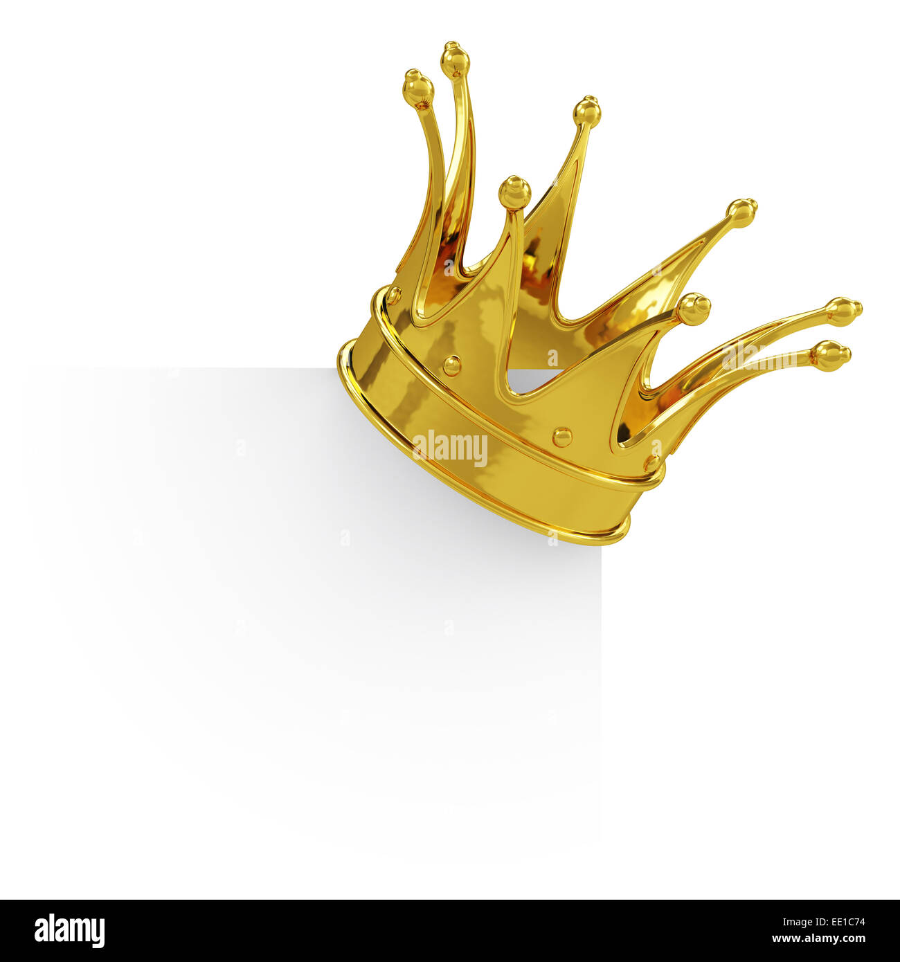 3d crown hi-res stock photography and images - Alamy