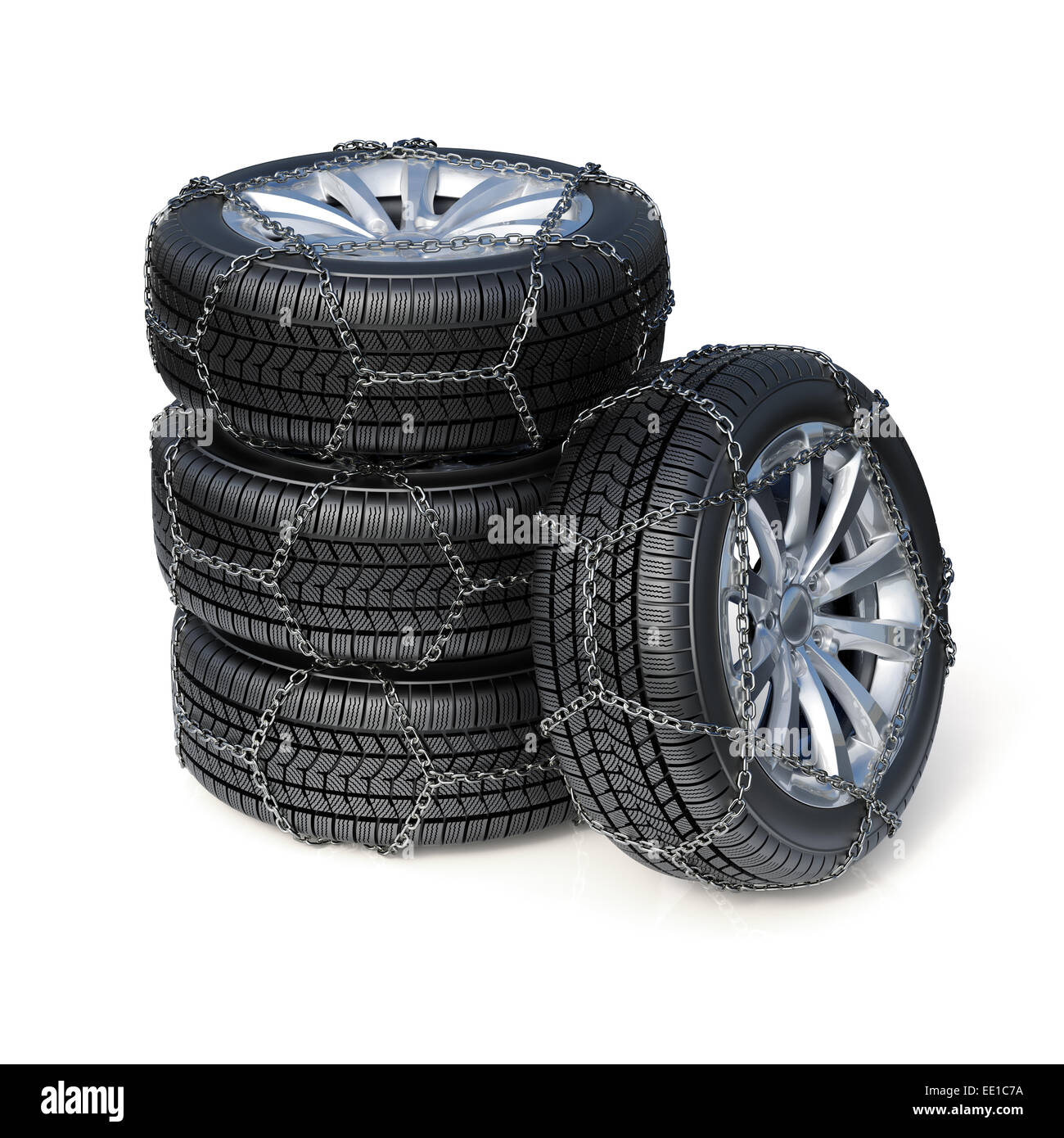 Snow chains tyres hi-res stock photography and images - Alamy