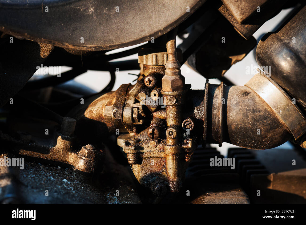 Carburetors still life engine Stock Photo Alamy