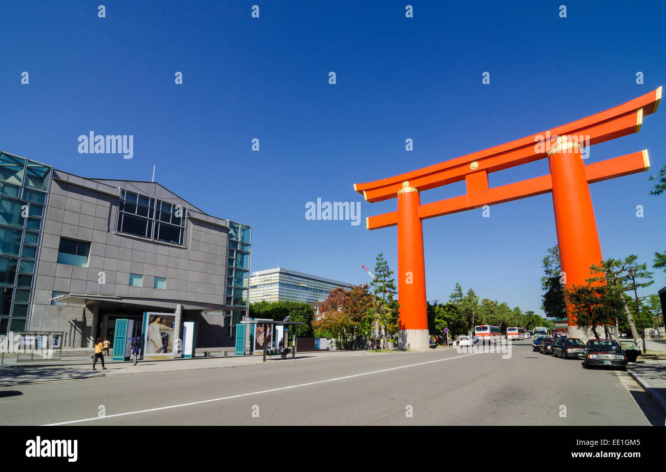 National Museum of Modern Art Kyoto and Heian Shrine Torii Gate, Kyoto