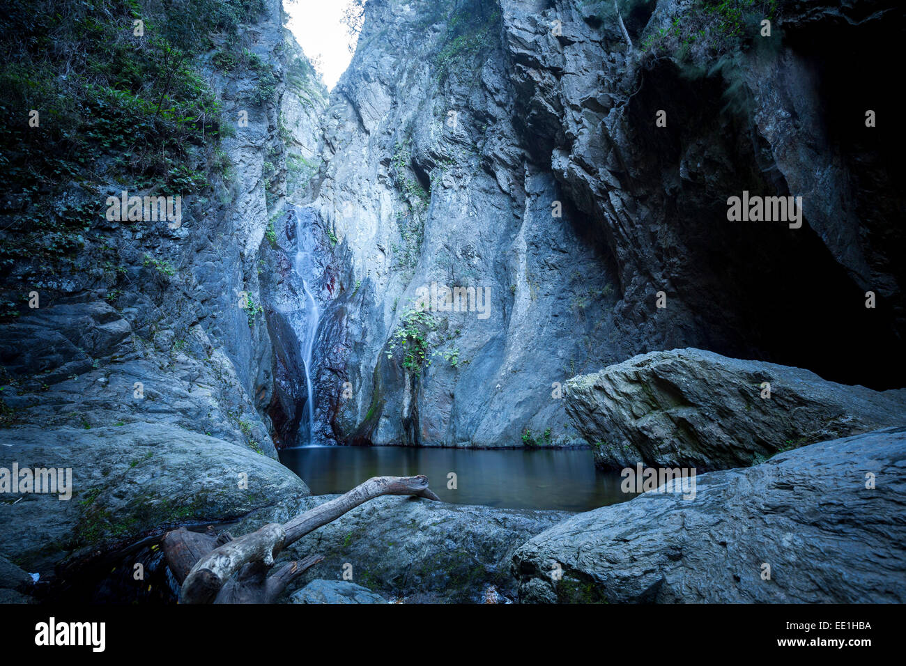 The Cascades, Ceret, Vallespir region, Pyrenees, France, Europe Stock Photo