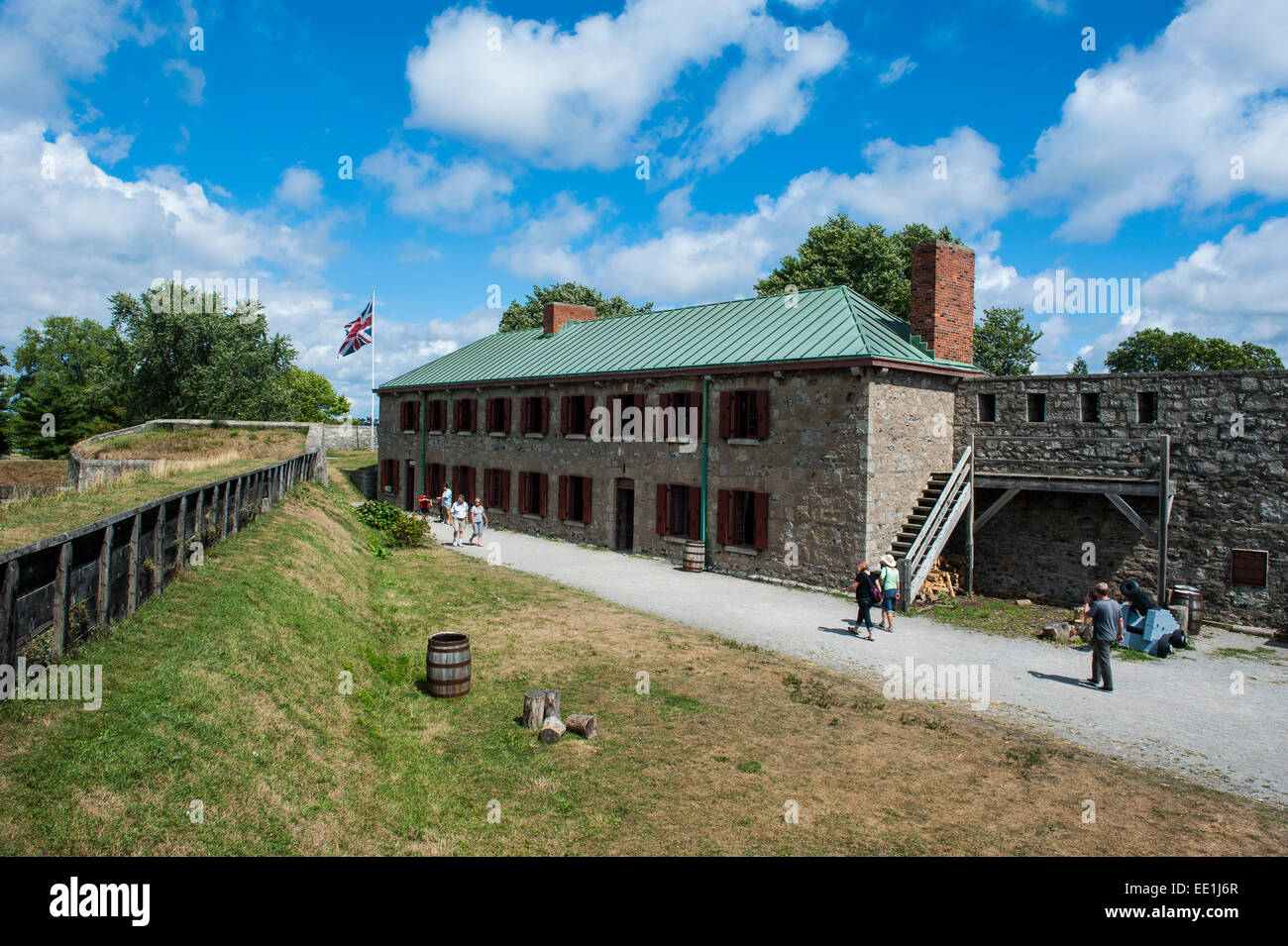 Old Fort Erie on the Niagara River, Ontario, Canada, North America Stock Photo