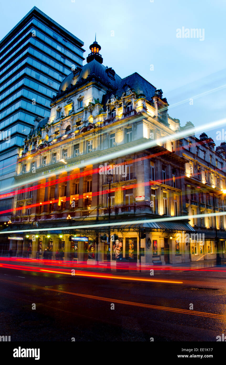 Her Majesty's Theatre, London - Phantom of the Opera Stock Photo