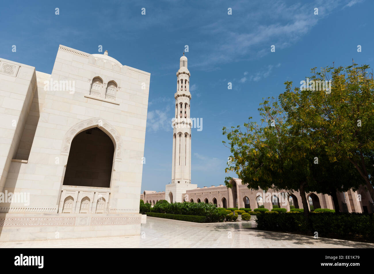 Sultan Qaboos Mosque, Muscat, Oman, Middle East Stock Photo