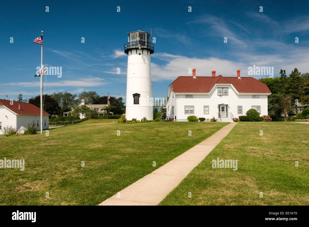 Chatham lighthouse in Cape Cod, Massachusetts, New England, United States of America, North America Stock Photo