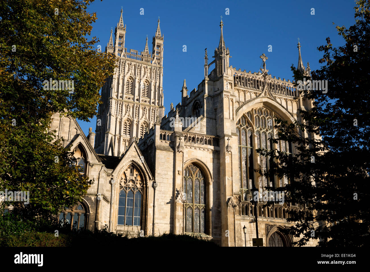 Gloucester Cathedral, Gloucester, Gloucestershire, England, United Kingdom, Europe Stock Photo
