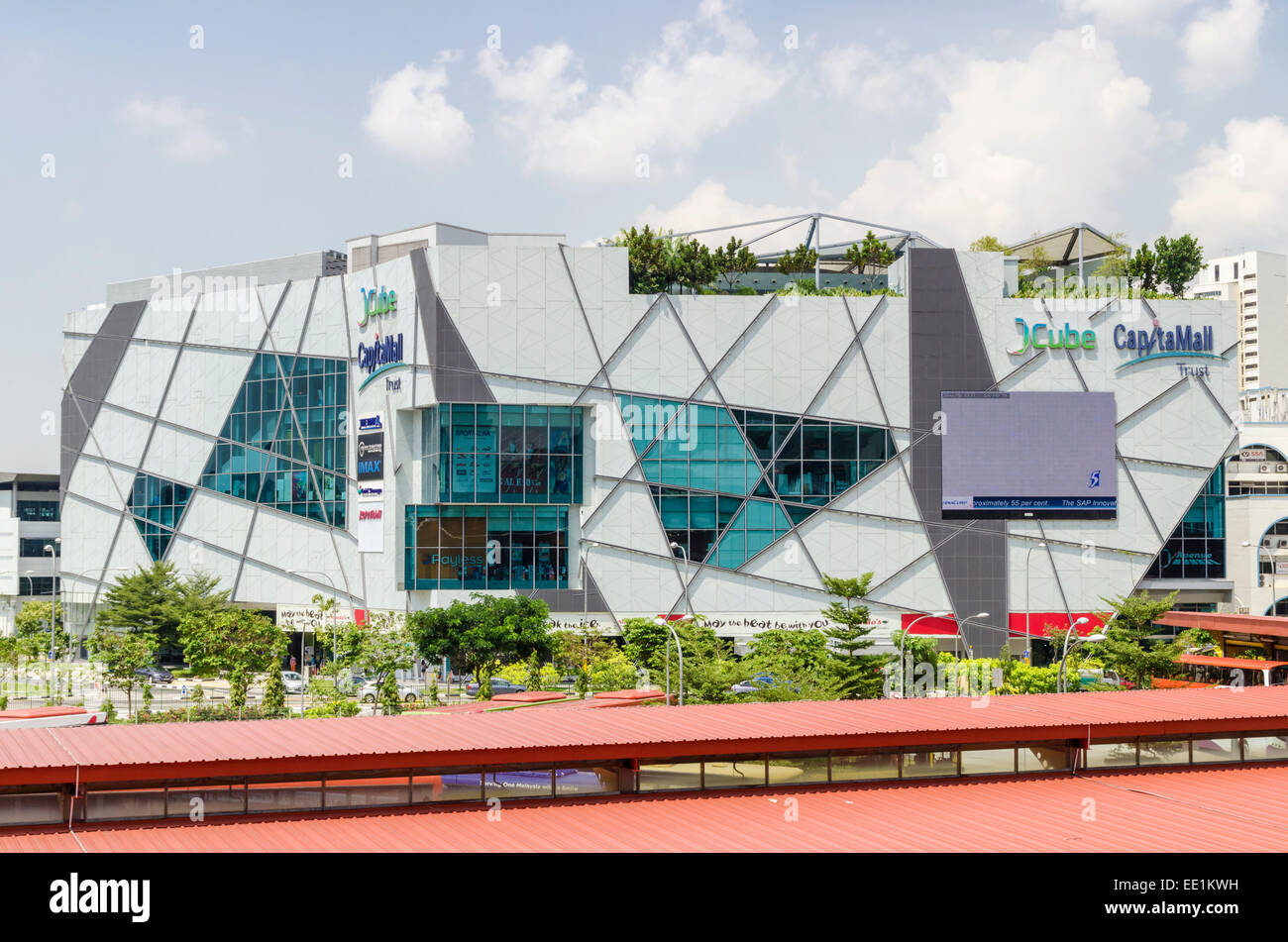 Jcube Shopping Centre Jurong East Singapore Stock Photo