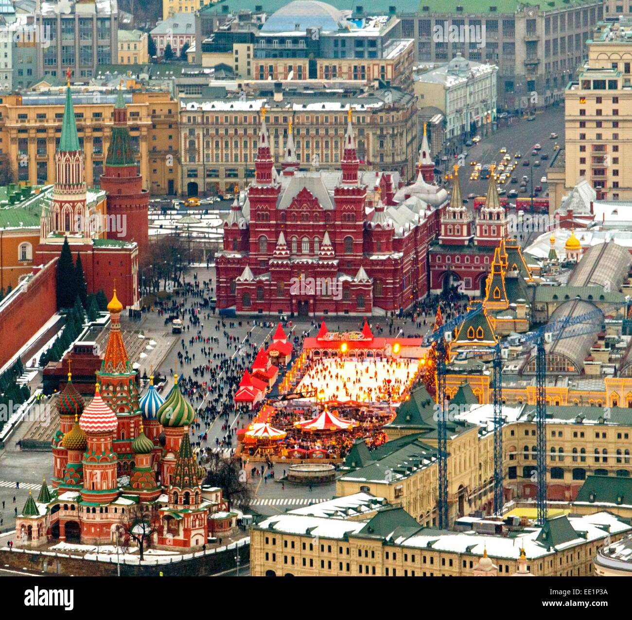 Moscow, Russia. Red Square Stock Photo - Alamy