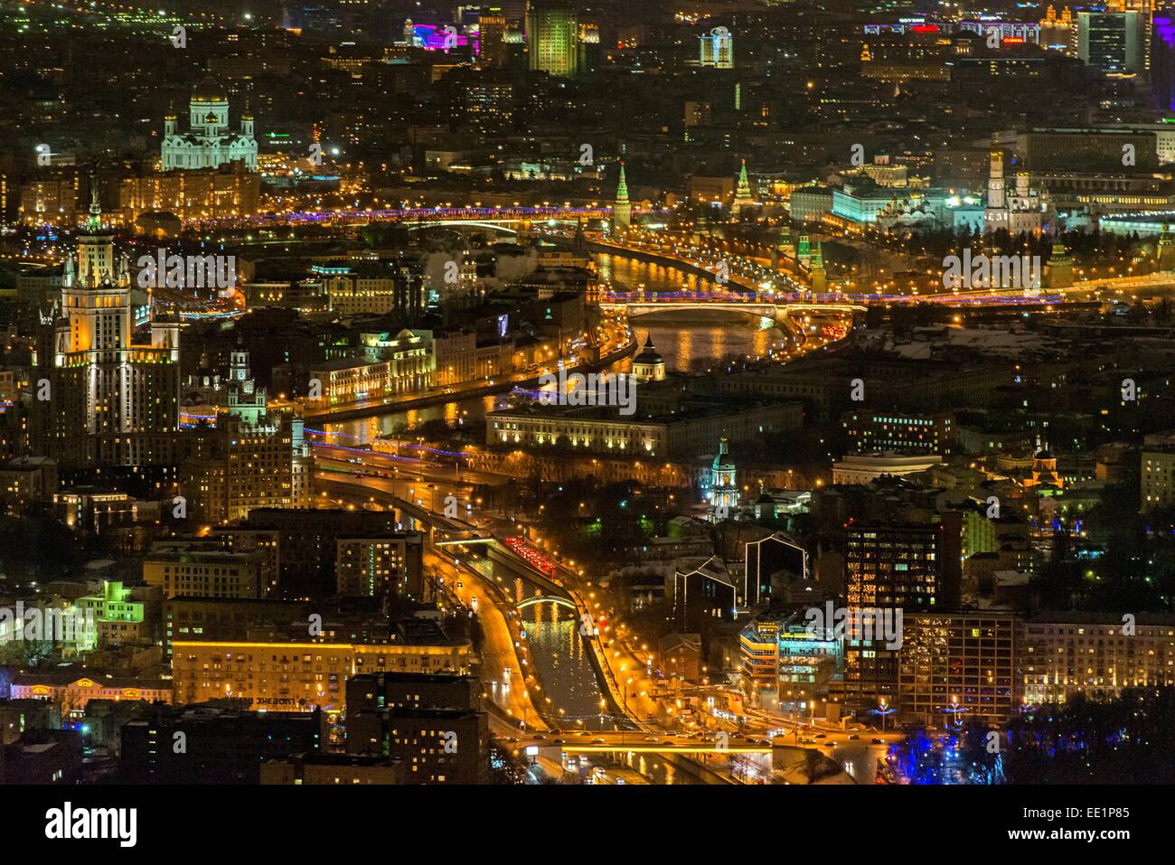 Night flight moscow hires stock photography and images Alamy