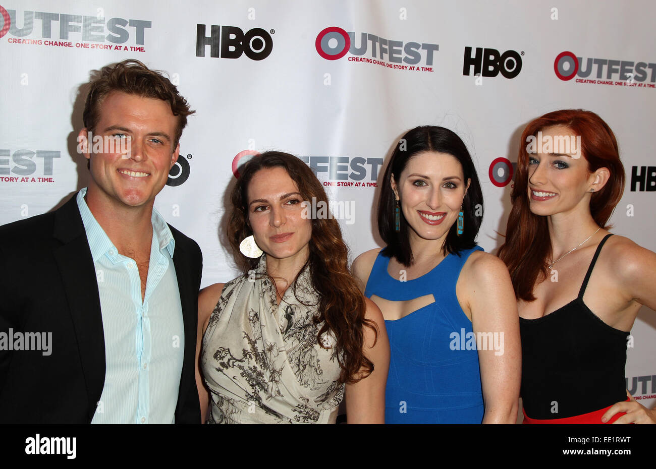 2014 Outfest Opening Night Gala Premiere Of Life Partner Arrivals  Featuring: Shannon Constantine,Sarah Connine,Najarra Townsend Where: Los Angeles, California, United States When: 10 Jul 2014 Stock Photo