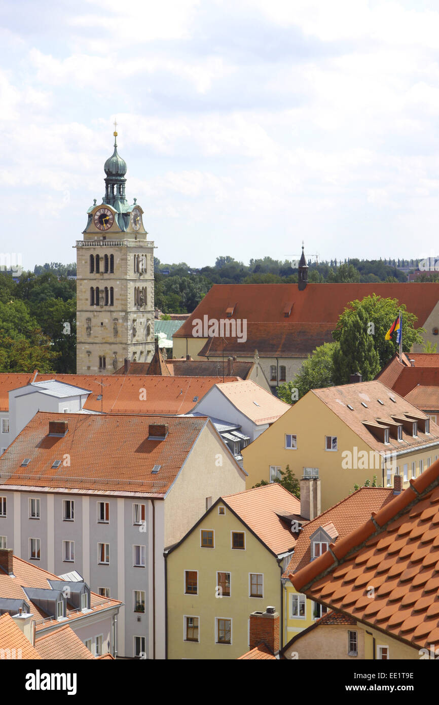 Regensburg, Unesco Welterbe, Stadtansicht, Klosterkirche St, Emmeram