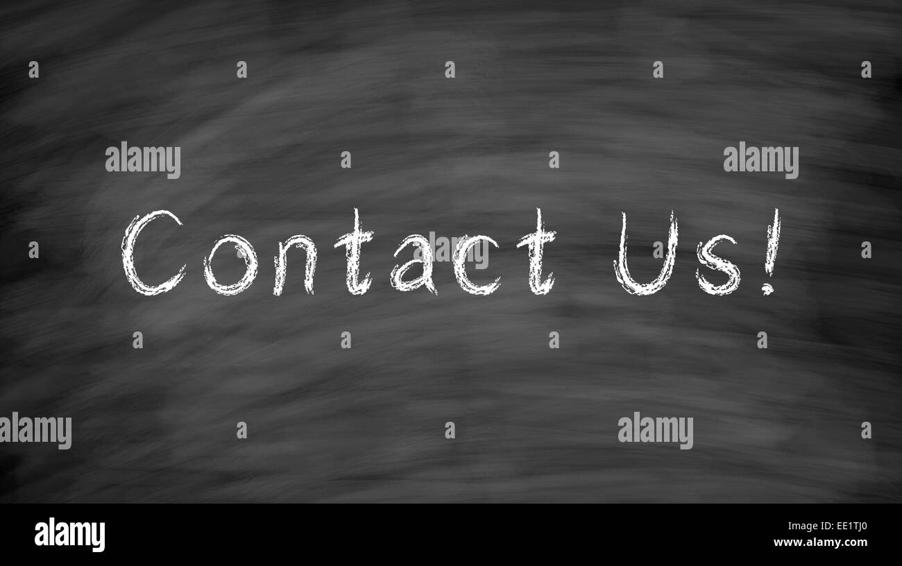 Business conceptual image which is about the topic of contact us. Stock Photo