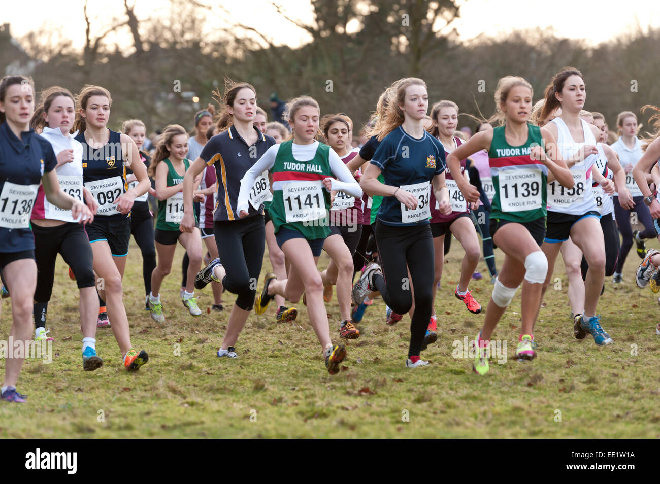 The Annual Knole Run Sevenoaks School cross country youth 15 16 17 yr