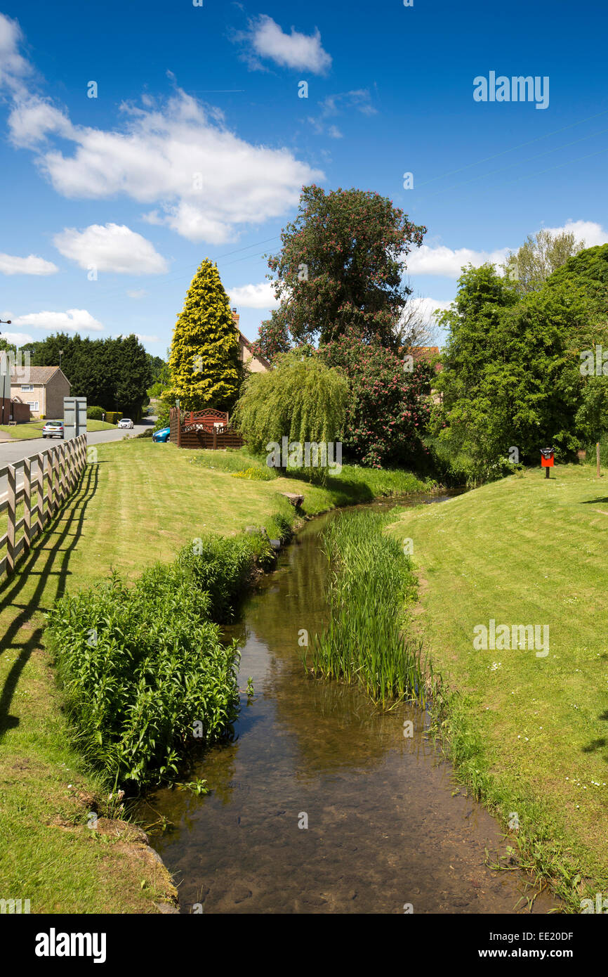 UK England, Suffolk, Lavenham, Lower Road, River Brett used to water