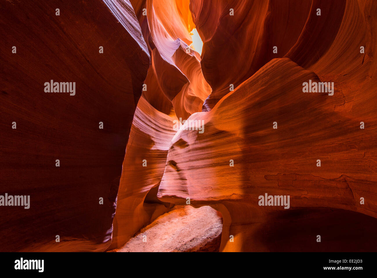 Upper Antelope Canyon Navajo Tribal Park, Page, Arizona, USA Stock Photo
