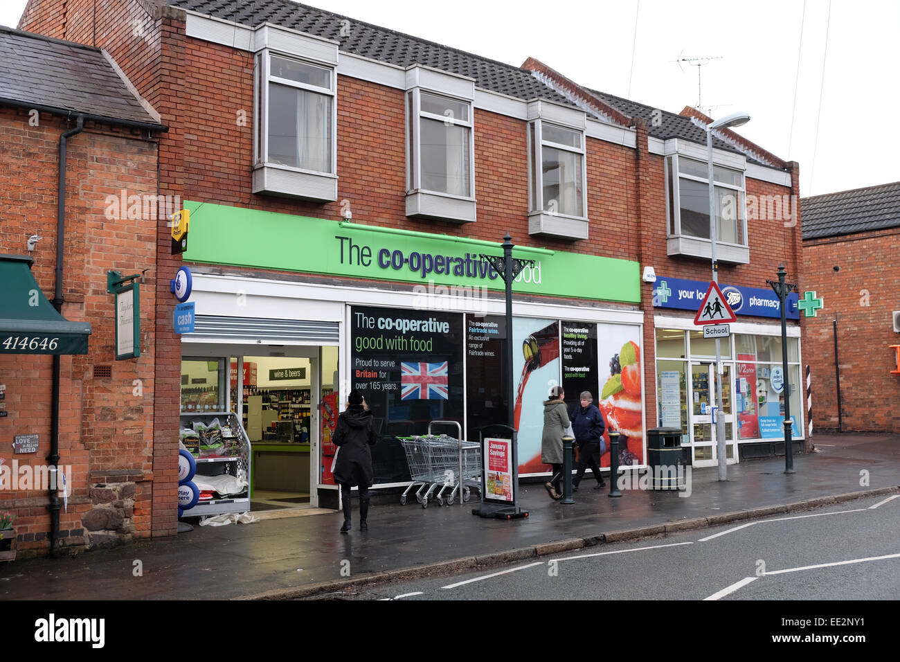 coop high street barrow upon soar Stock Photo Alamy