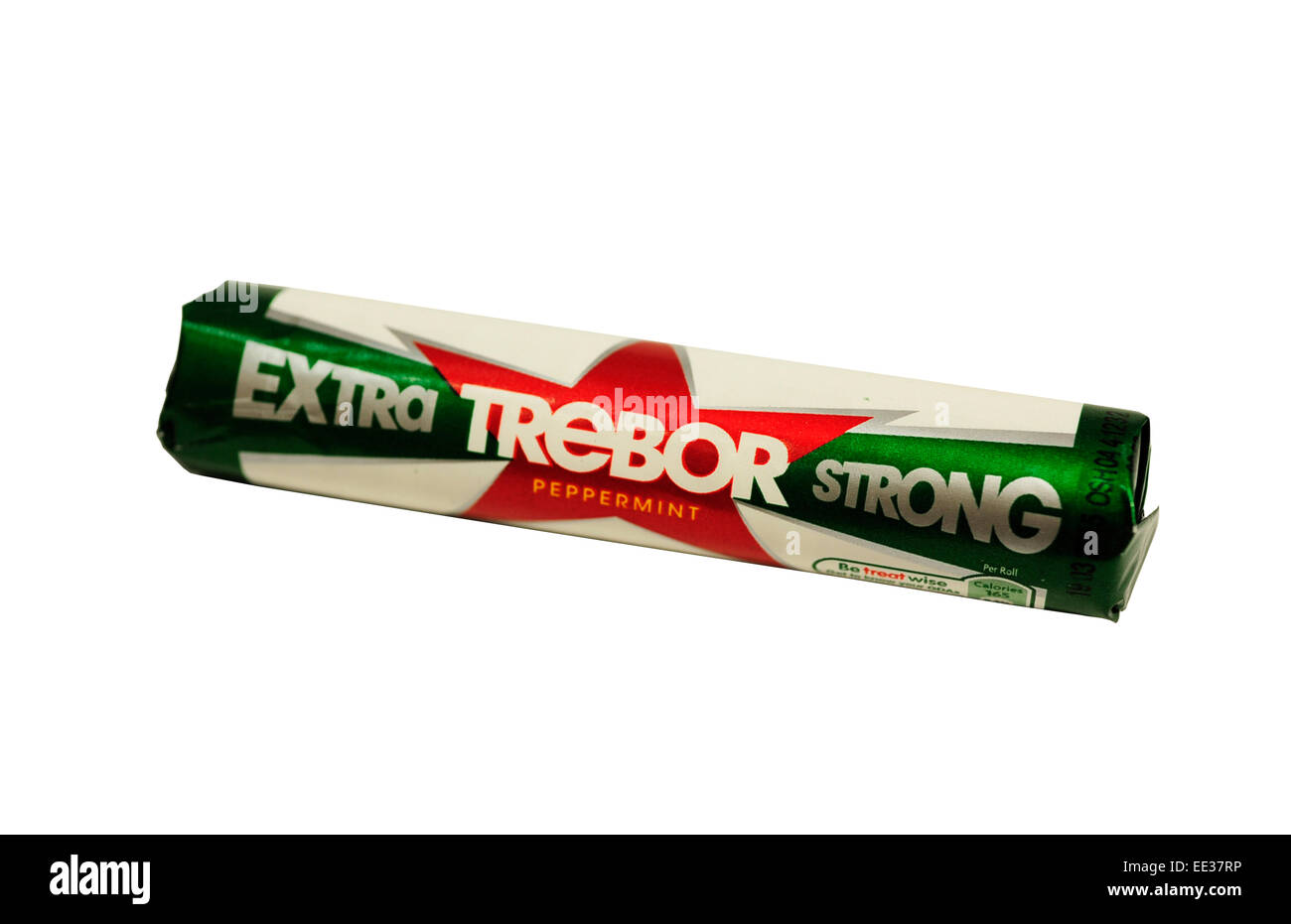 Close-up of Trebor Extra Strong Mints Stock Photo