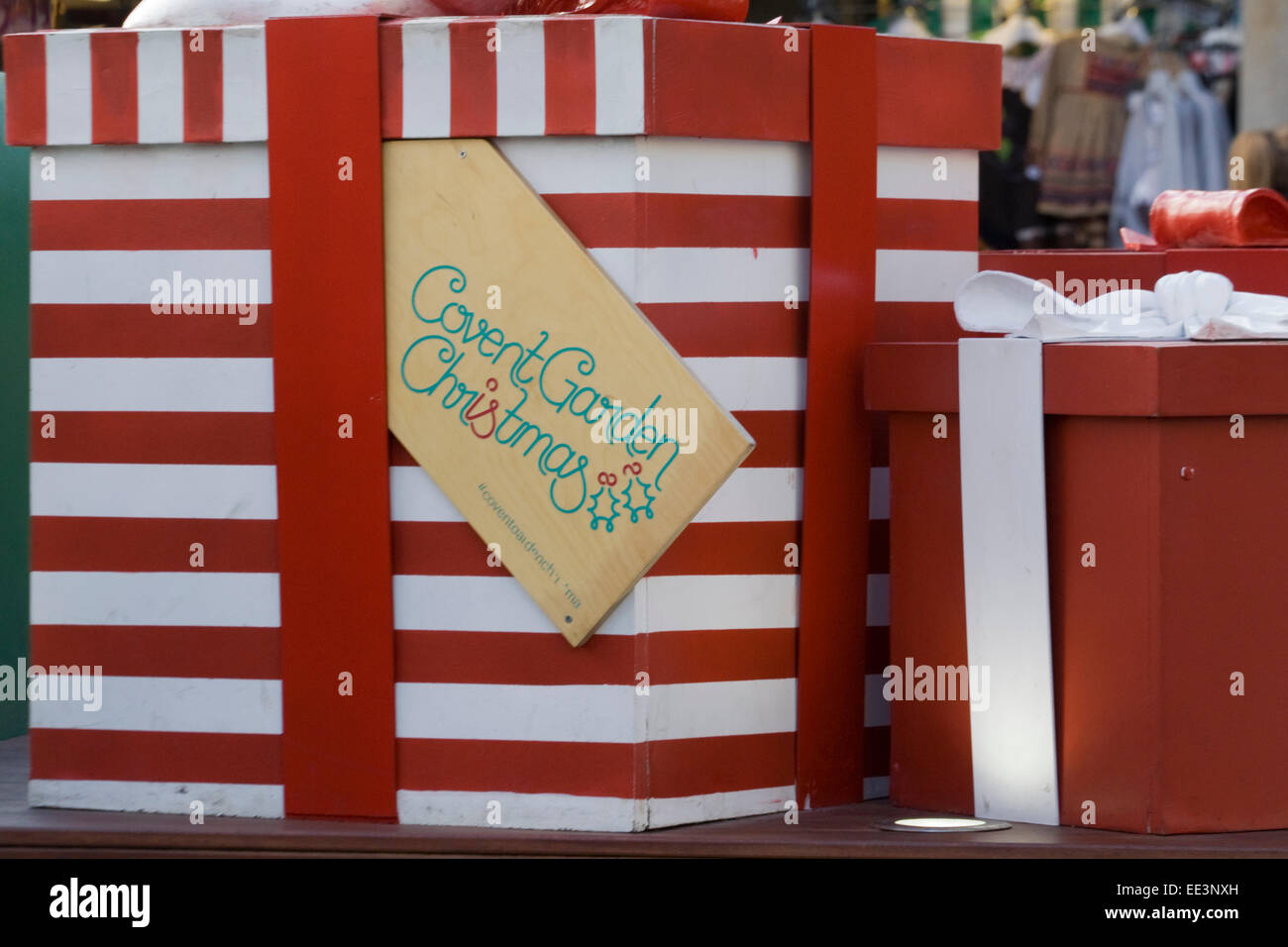 Covent Garden Gift boxes Stock Photo Alamy
