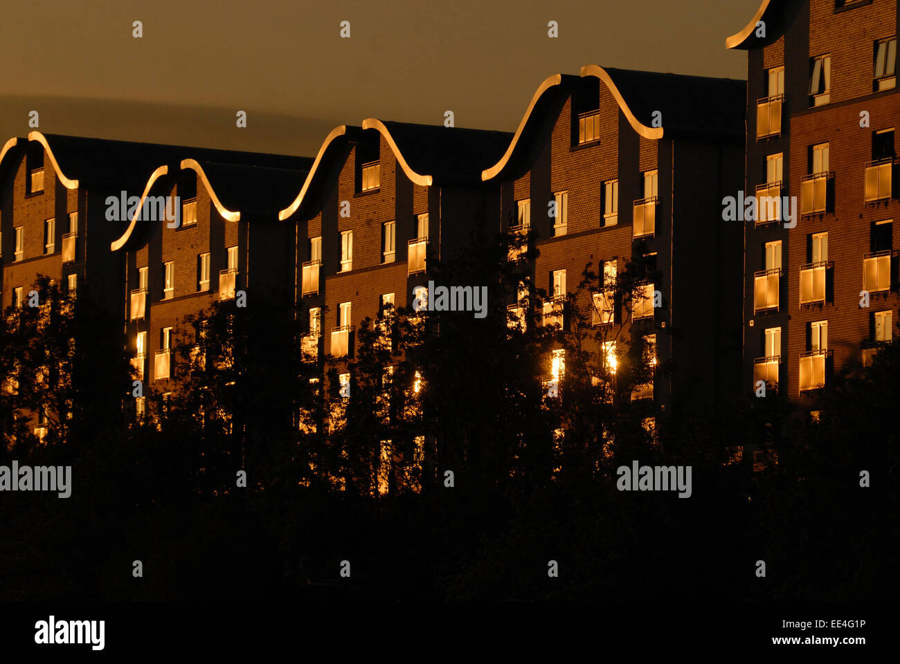 Apartments, Newcastle quayside Stock Photo Alamy