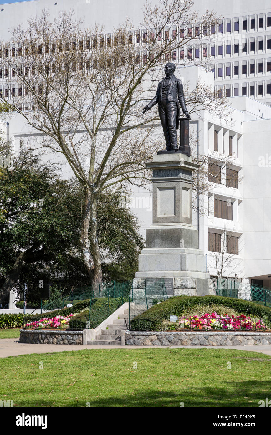 New Orleans, Louisiana. Lafayette Square. Statue to Henry Clay Stock
