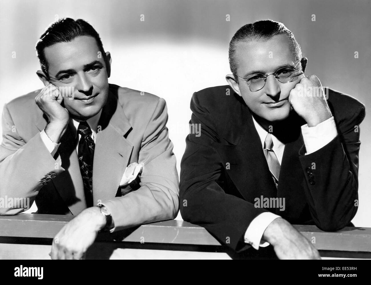 Jimmy Dorsey, Tommy Dorsey, on-set of the Film, 