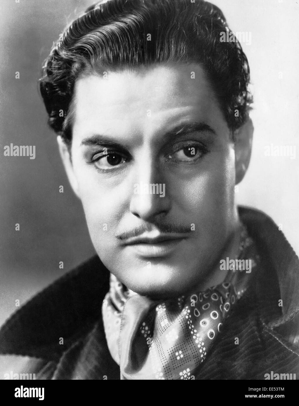 Robert Donat, Portrait, on-set of the Film, 'The Ghost Goes West', 1935 Stock Photo