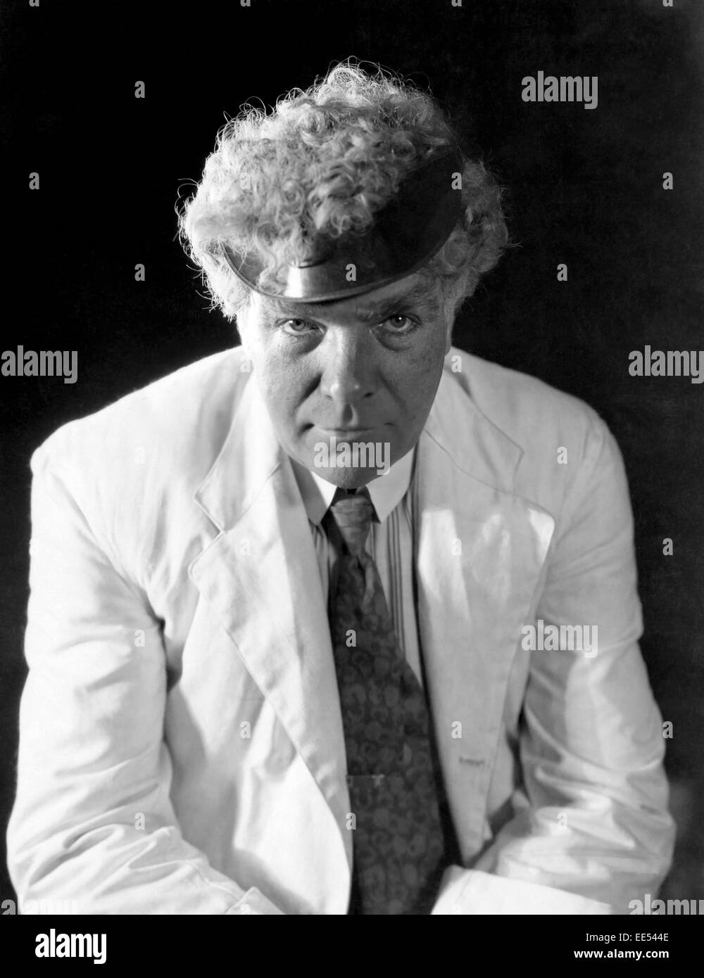 Gibson Gowland, on-set of the Silent Film, 'Greed', 1924 Stock Photo