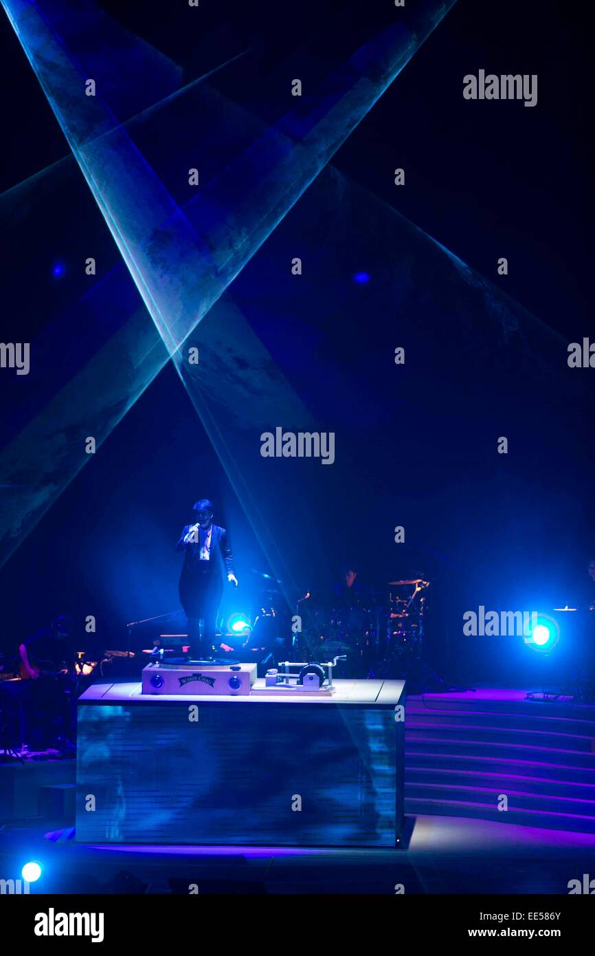 Taipei, Taiwan, China. 12th Jan, 2015. Emil Chau at his world tour concert in Taipei, Taiwan, China on 12th January, 2015. © TopPhoto/Alamy Live News Stock Photo