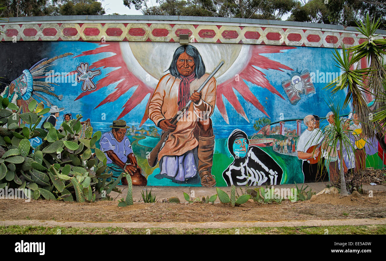 Centro Cultural de la Raza, Balboa Park, San Diego, California USA Stock Photo