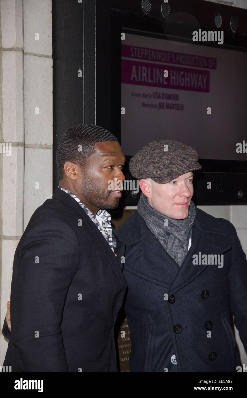 New York, NY, USA. 13th Jan, 2015. 50 Cent (Curtis James Jackson III) in attendance for CONSTELLATIONS Opening Night on Broadway, Samuel J. Friedman Theatre, New York, NY January 13, 2015. Credit:  Eric Reichbaum/Everett Collection/Alamy Live News Stock Photo