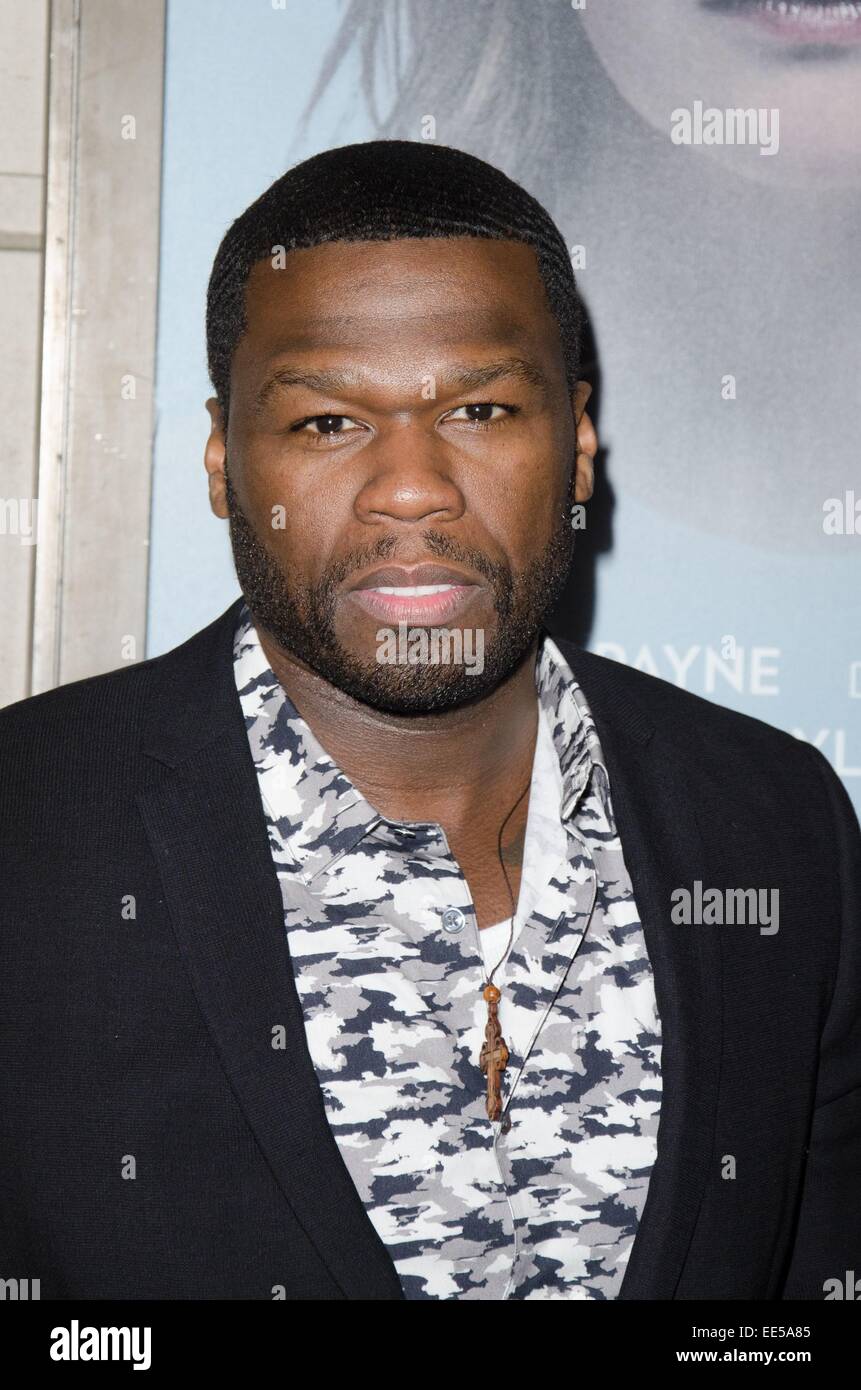 New York, NY, USA. 13th Jan, 2015. 50 Cent (Curtis James Jackson III) in attendance for CONSTELLATIONS Opening Night on Broadway, Samuel J. Friedman Theatre, New York, NY January 13, 2015. Credit:  Eric Reichbaum/Everett Collection/Alamy Live News Stock Photo
