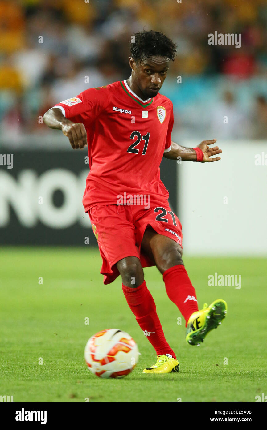 Sydney, Australia. 13th Jan, 2015. Mohsin AlKhaldi (OMA) Football