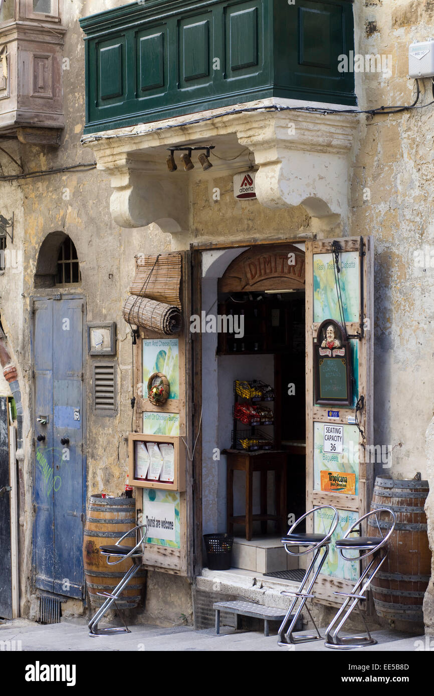 Malta valletta shop shopping hires stock photography and images Alamy