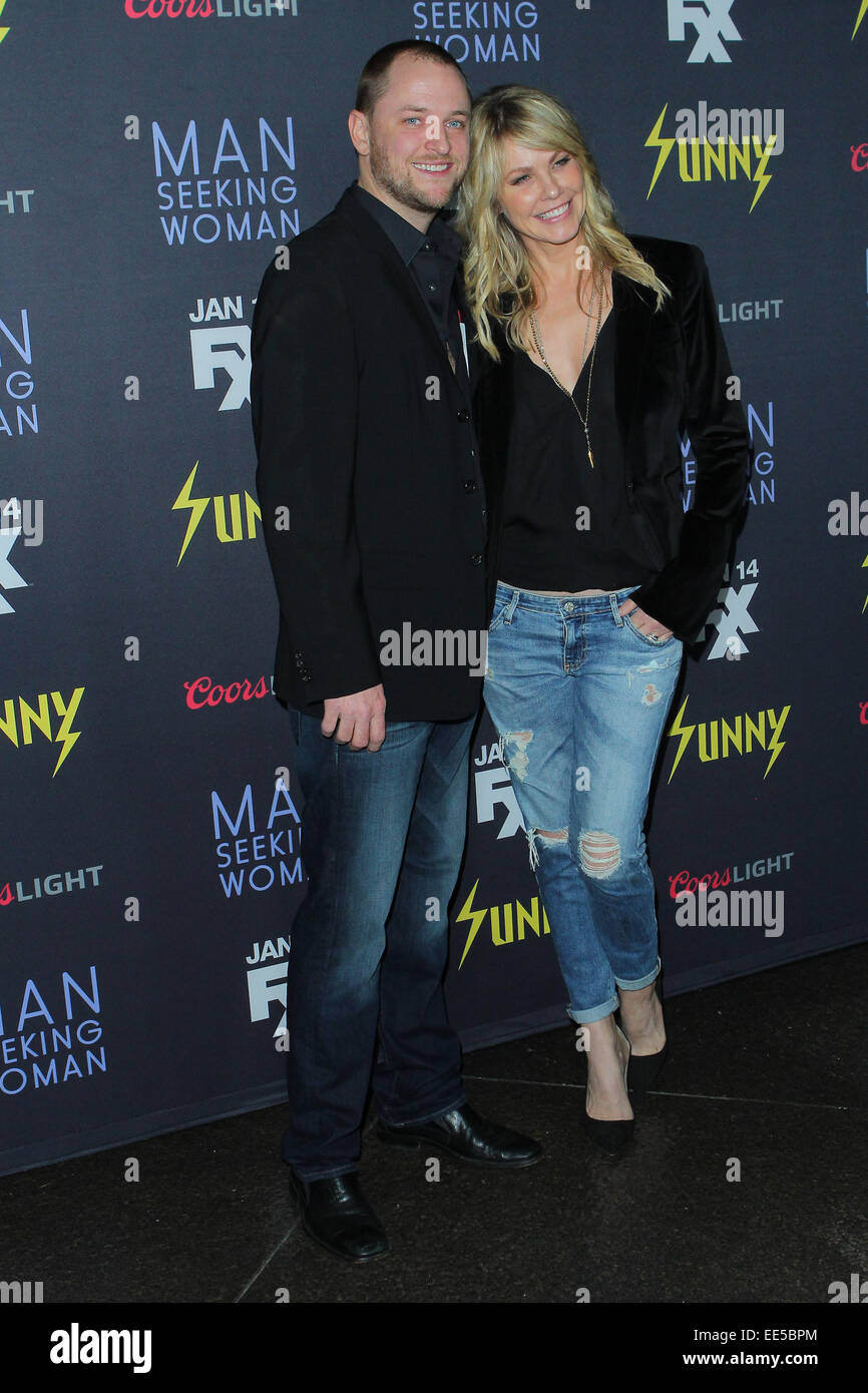 Los Angeles California Usa 13th Jan 2015 Todd Biermann And Andrea Roth Attend Fxx S It S Always Sunny In Philadelphia And Man Seeking Woman Premiere Event Held At The Dga Theater On