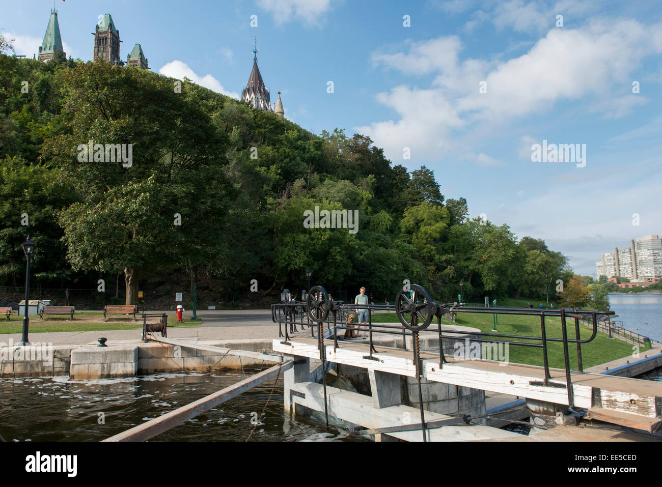 Rideau Canal, Ottawa, Ontario, Canada Stock Photo Alamy