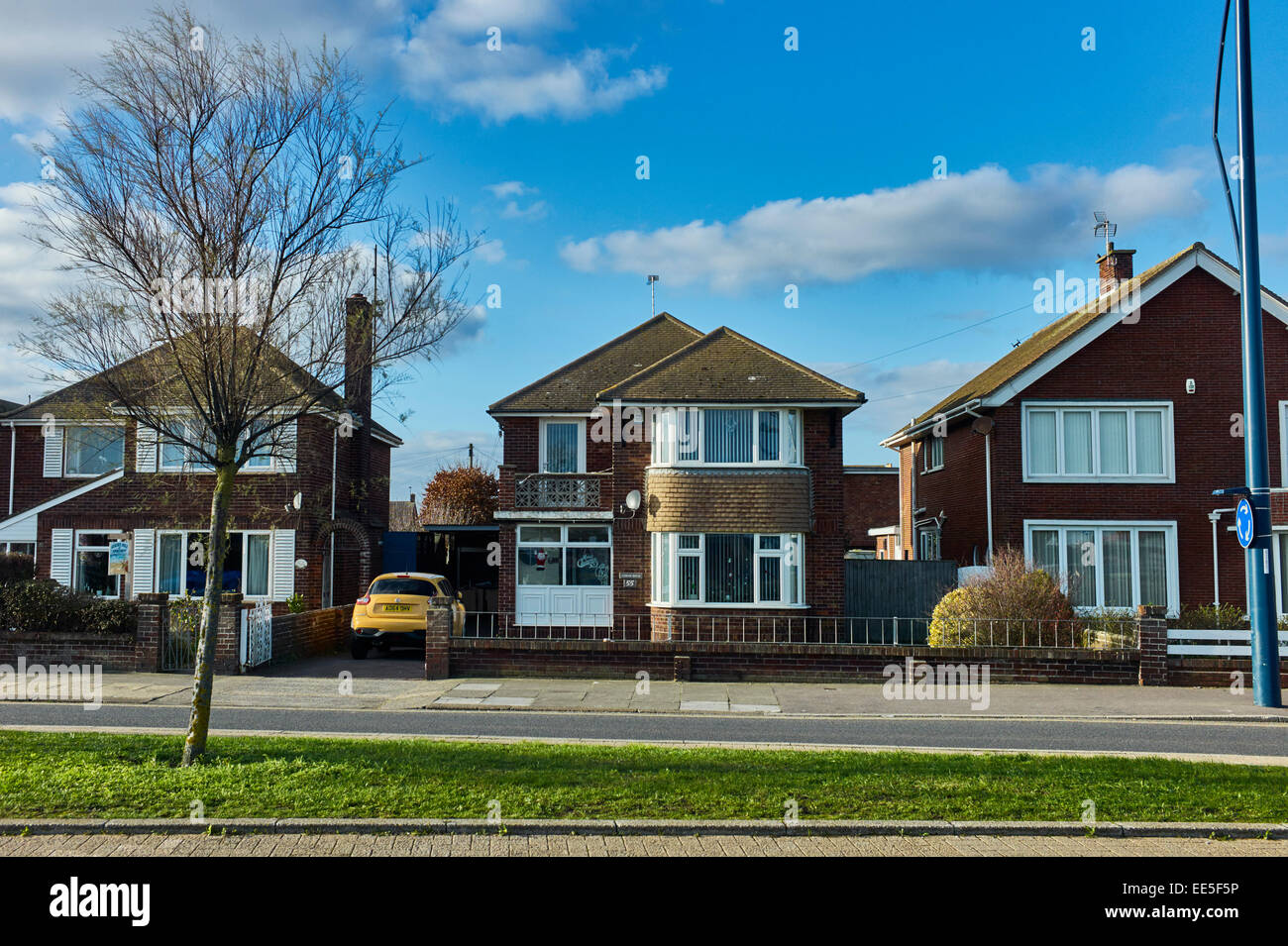 Detached suburban house, Great Yarmouth Stock Photo