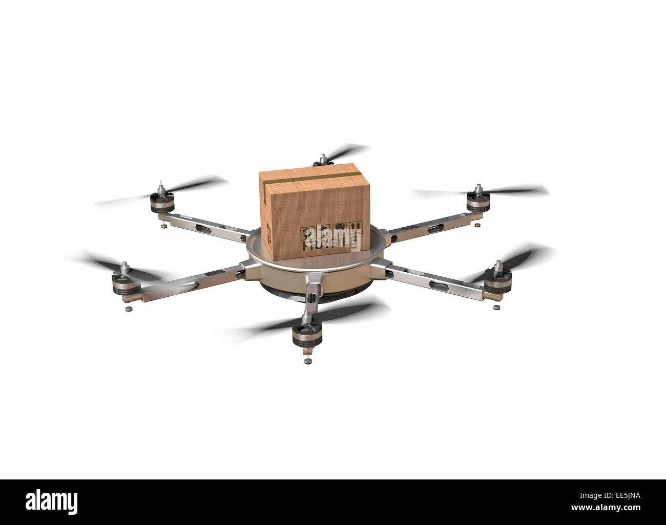 3d image futuristic delivery drone hi-res stock photography and images ...