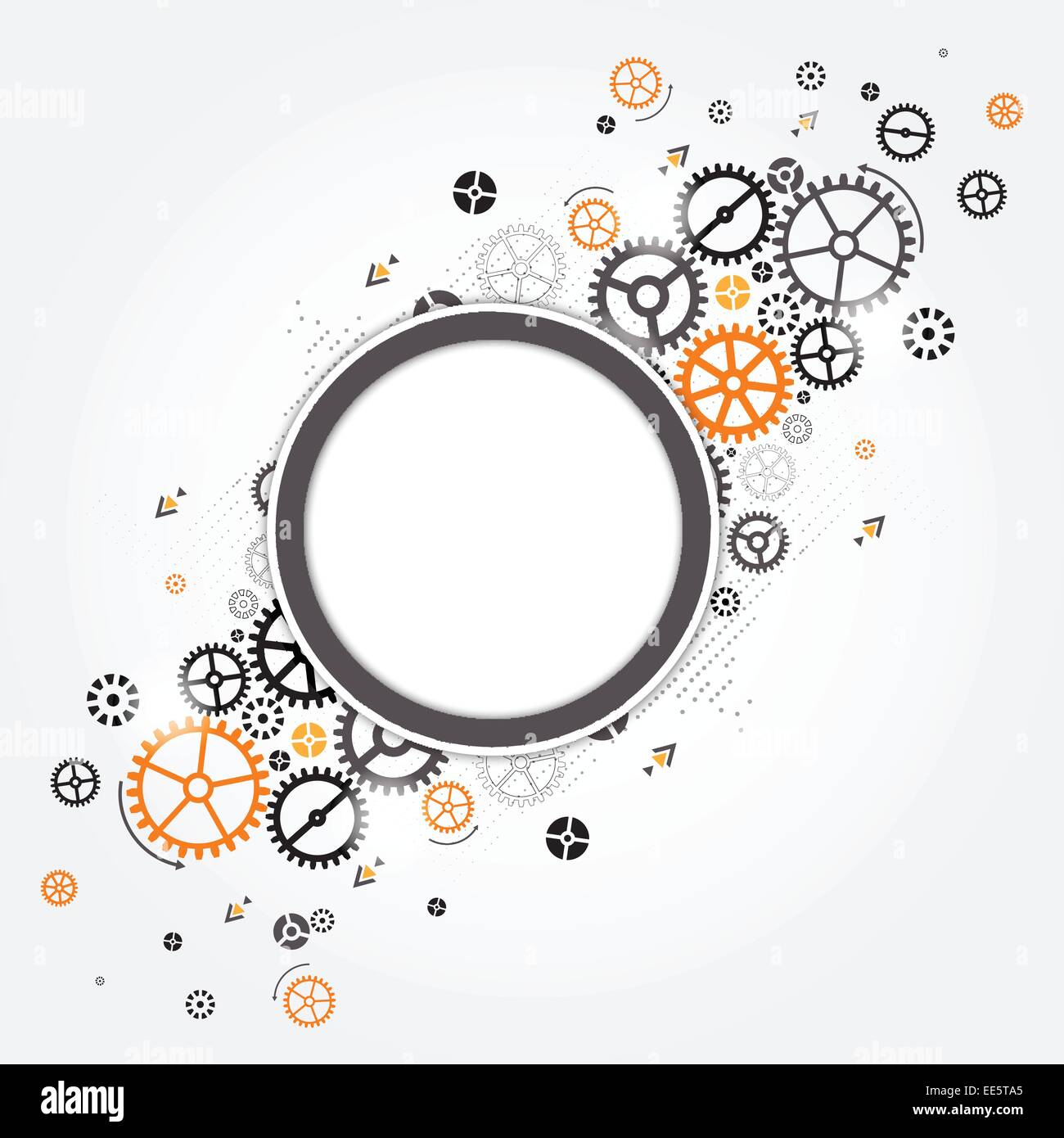 Abstract technology background. Cog wheel theme Stock Vector Image ...
