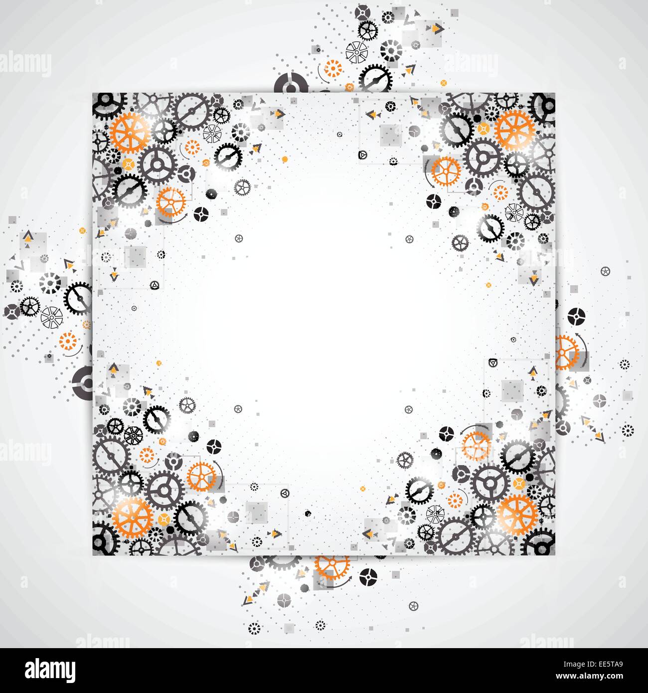 Abstract technology background. Cog wheel theme Stock Vector Image ...