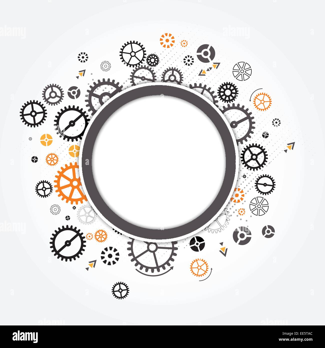 Abstract technology background. Cog wheel theme Stock Vector Image ...