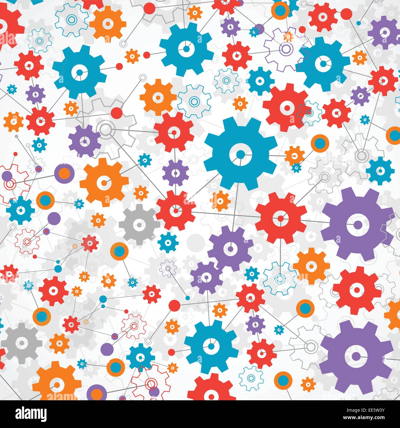 Abstract cogwheel background technology theme for your business. Vector ...