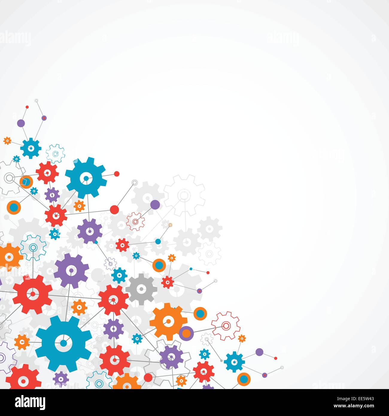 Abstract cogwheel background technology theme for your business. Vector ...