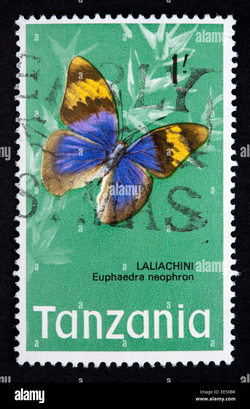 Tanzanian postage stamp Stock Photo