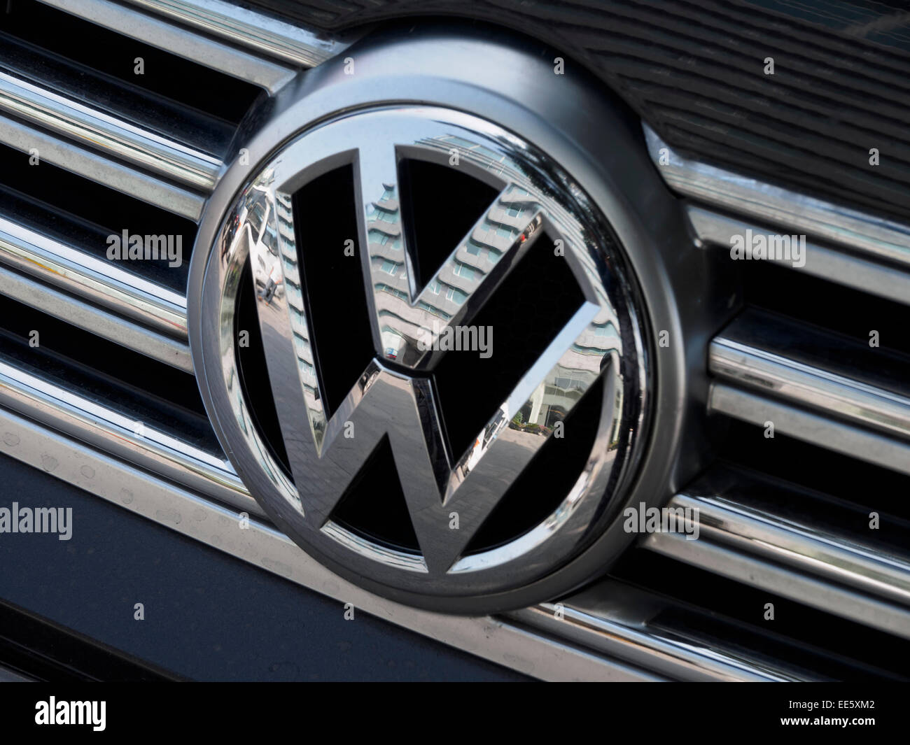 Volkswagen badge symbol Stock Photo