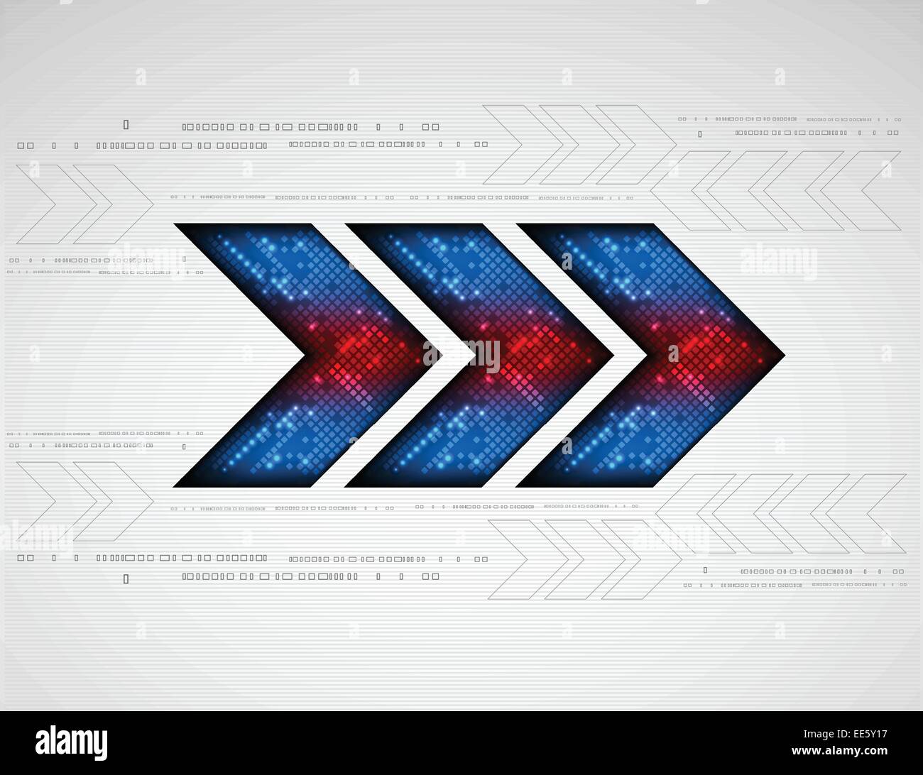 Abstract background with arrow. Pixel art. Vector Stock Vector Image ...