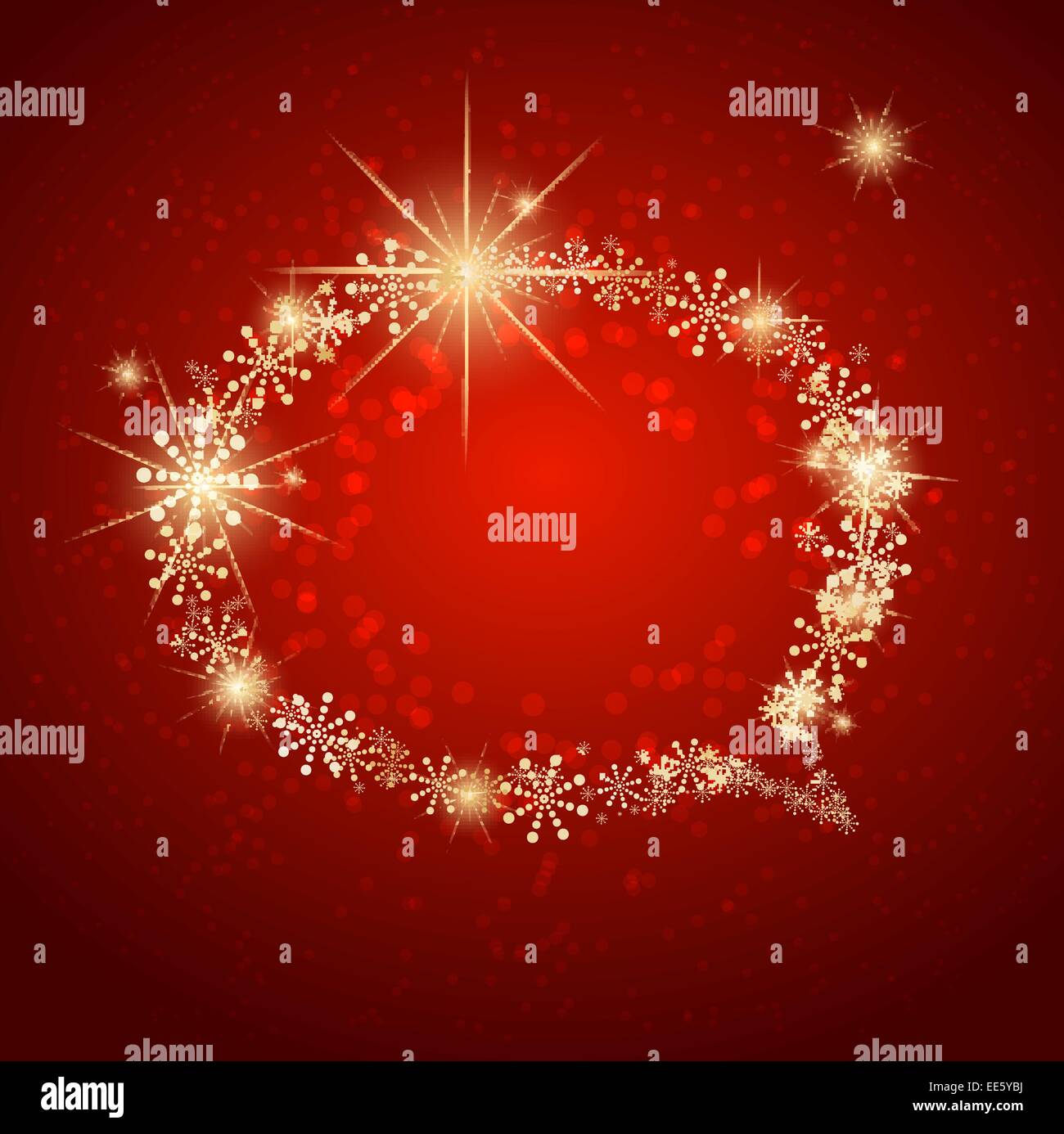 Christmas bubble made with snow. Vector Stock Vector